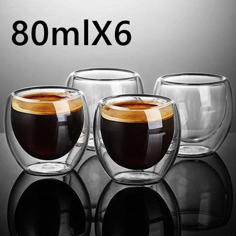 Doppelwandige Espressogläser · 6er-Set, 80 ml – Bild 6