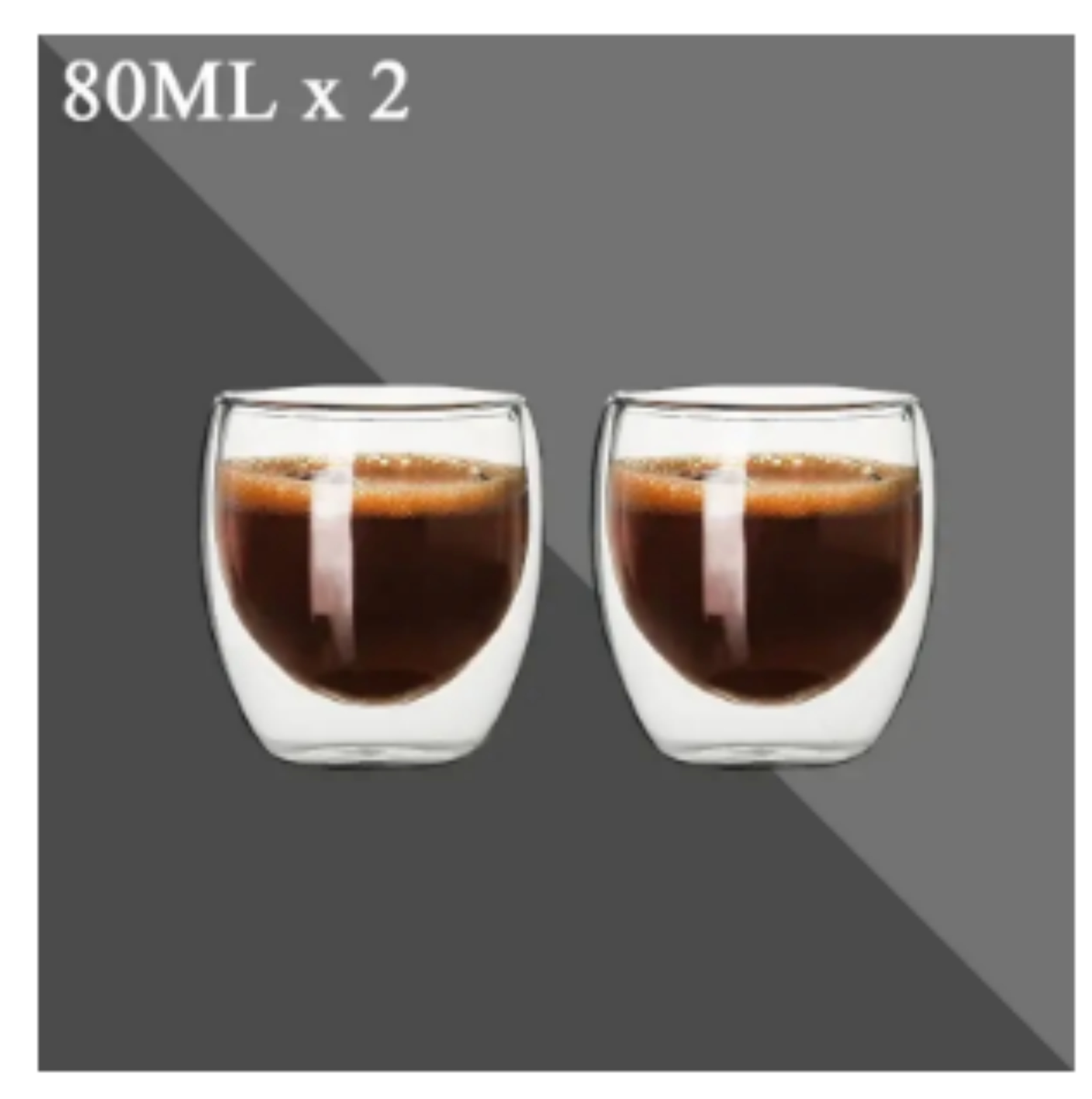 Doppelwandige Espressogläser · 6er-Set, 80 ml – Bild 8